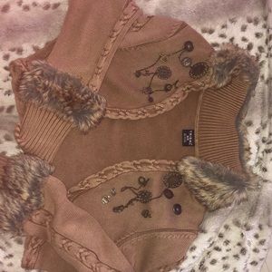 Faux Fur cardigan